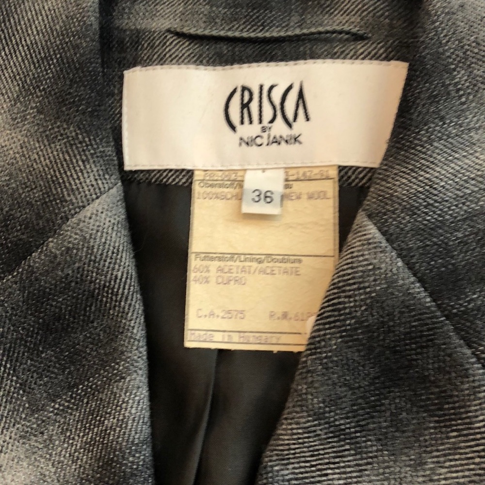 Crisca multi printed jacket.  Funky designer - Picture 4 of 7
